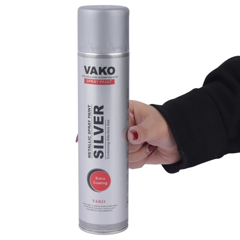 اسپری رنگ نقره ای Vako 300ml