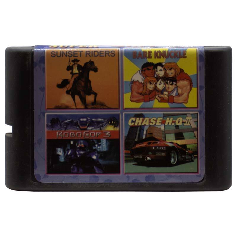 کارتریج چهار لبه بازی شورش در شهر و روبوکاپ و سانس درایدرز و دزد و پلیس سگا کد KC445