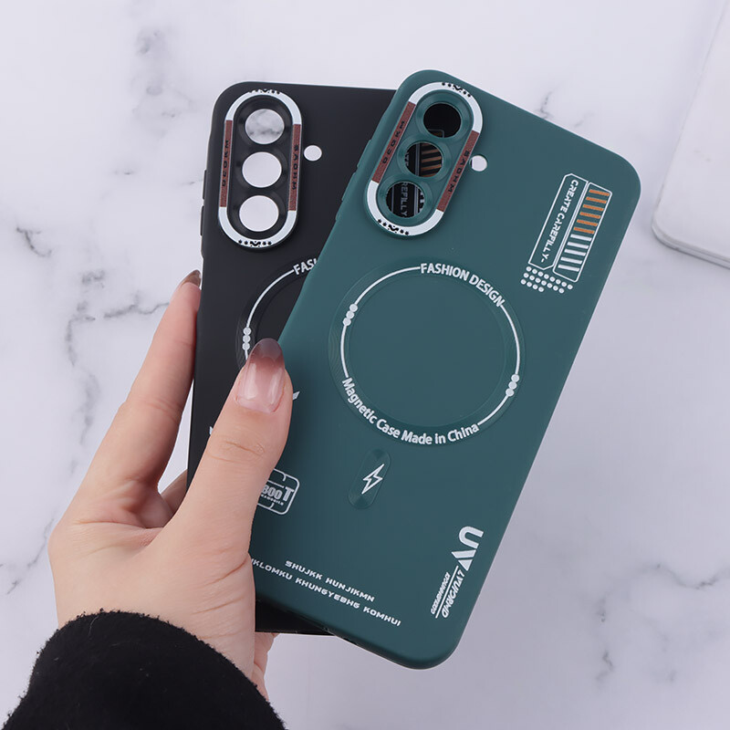 قاب ژله ای Dcokm سامسونگ Galaxy A17 4G / A17 5G طرح مگ سیف محافظ لنزدار