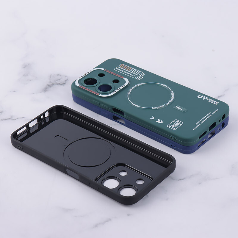 قاب ژله ای Dcokm شیائومی Redmi 15C طرح مگ سیف محافظ لنزدار