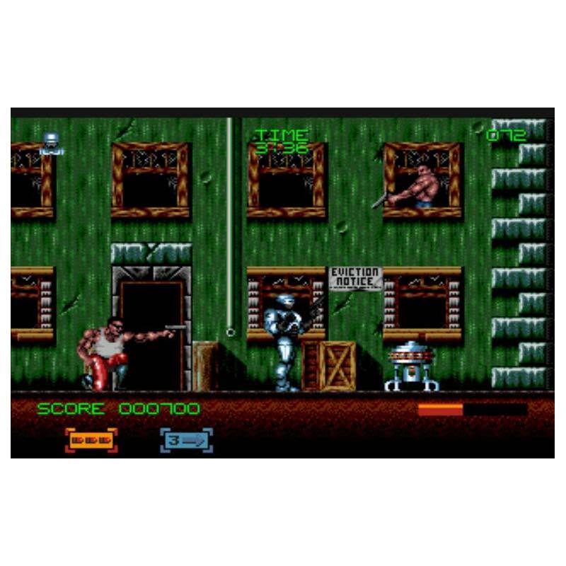 کارتریج چهار لبه بازی ماشین دزد و پلیس و شورش شهر و روبوکاپ و سوارکاران غروب سگا کد KC413