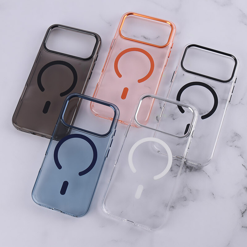 قاب مگ سیف اورجینال شیشه ای رنگی