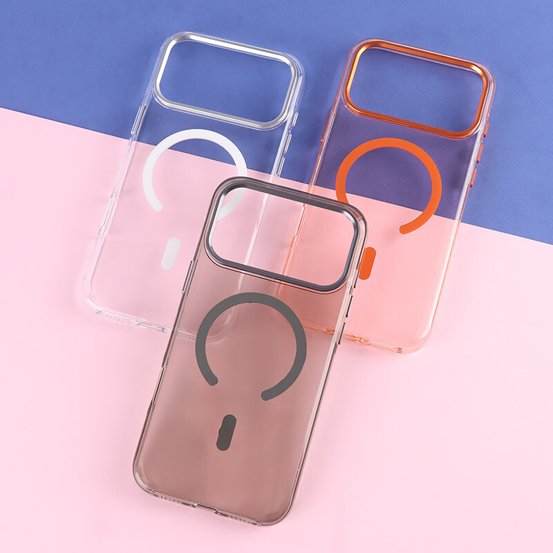 قاب مگ سیف اورجینال شیشه ای رنگی