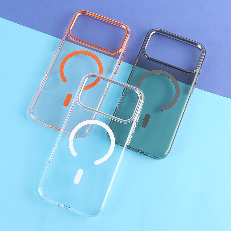 قاب مگ سیف اورجینال شیشه ای رنگی