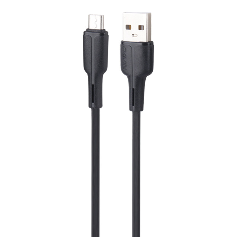 کابل میکرو یو اس بی فست شارژ 2.4 آمپر داوین DS02M طول 1 متر