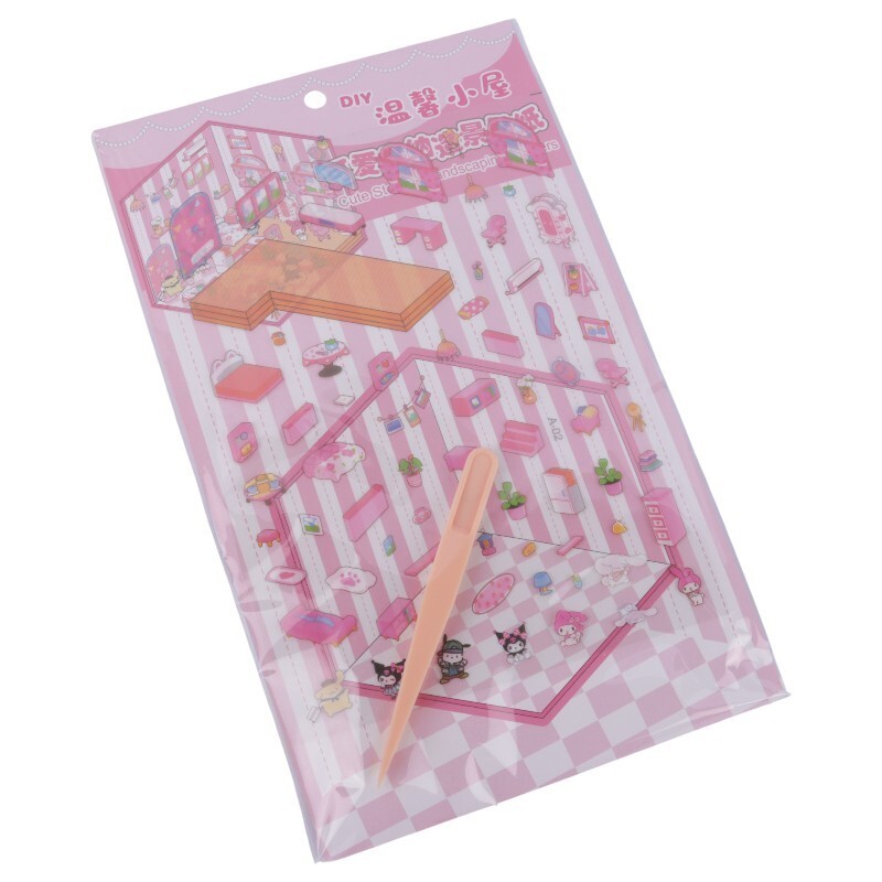 برچسب چیدمان سه بعدی طرح کرومی و دوستان کد 154