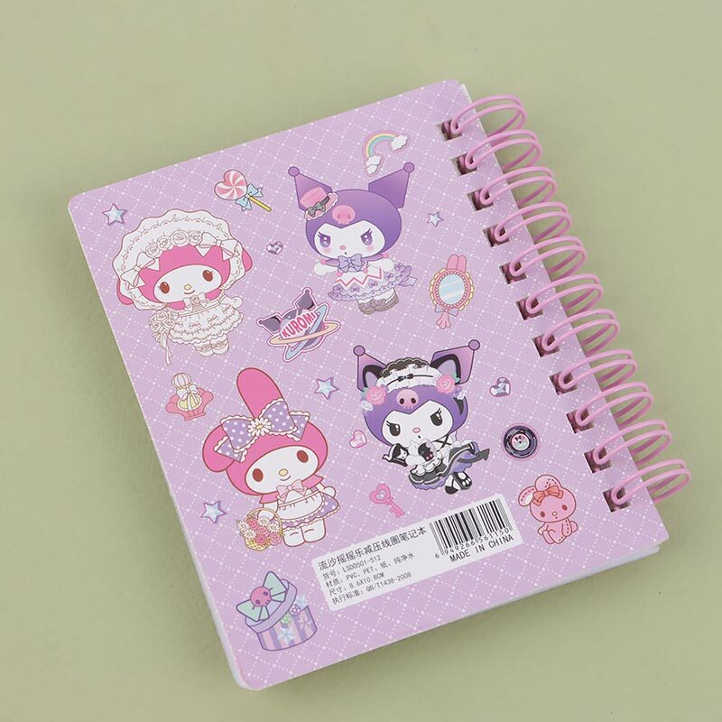 دفترچه یادداشت 28 برگ آکواریومی استیکر دار حاشیه دار بغل بازشو بزرگ