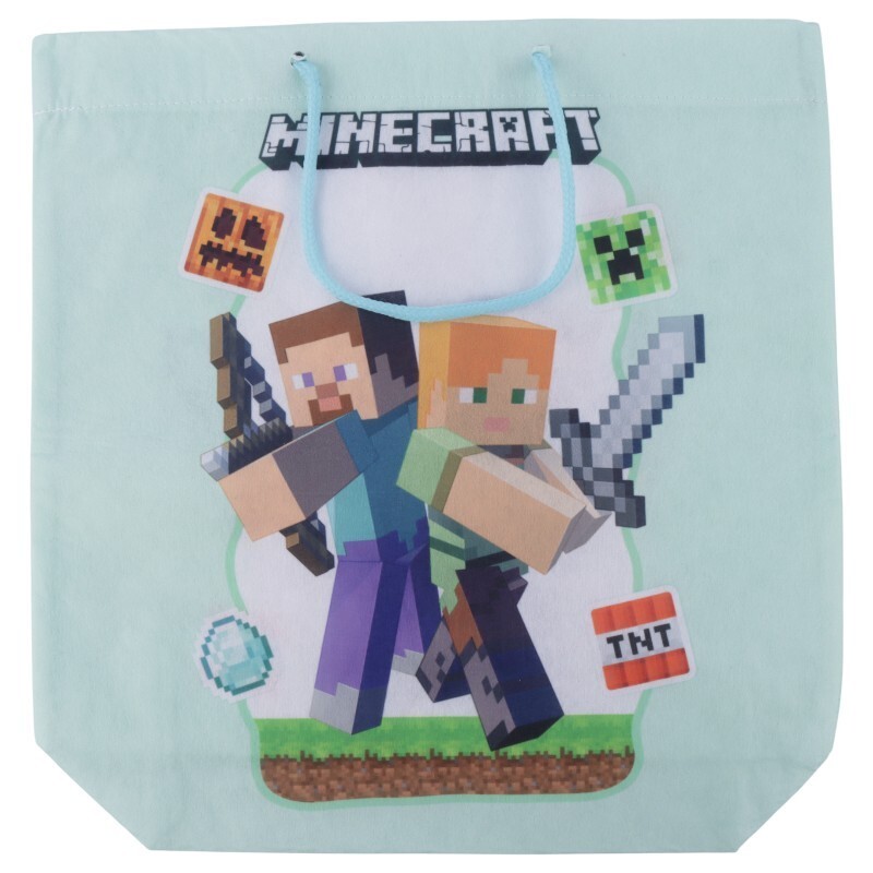 ساک دستی پارچه ای طرح ماینکرفت پارسام کد 155