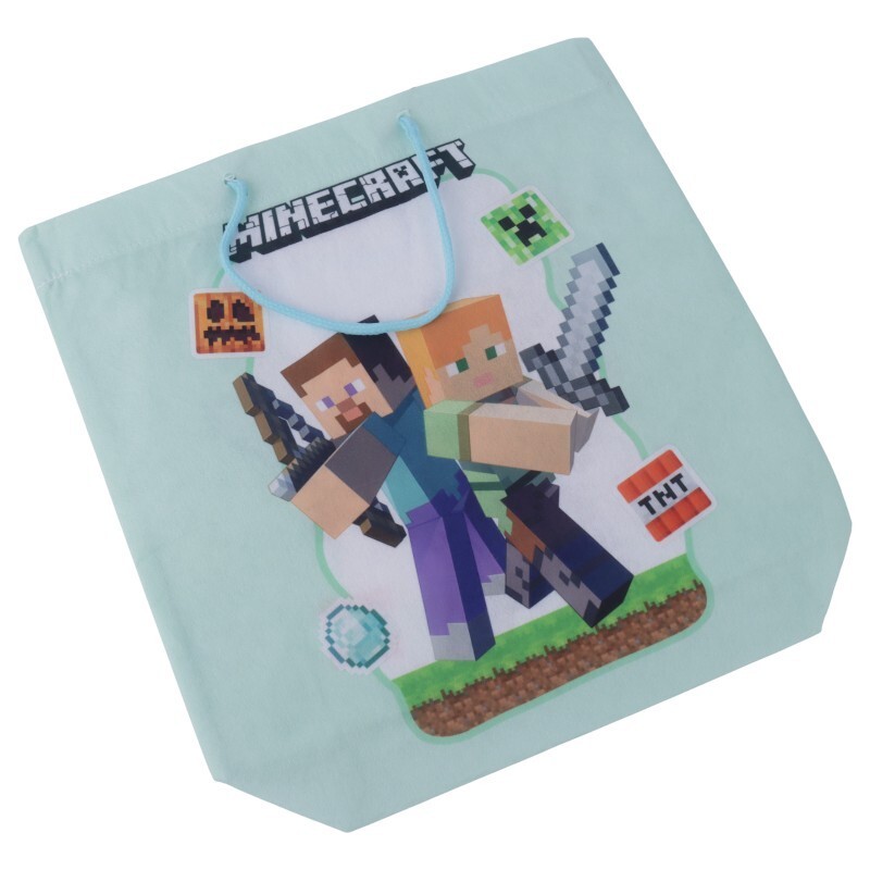 ساک دستی پارچه ای طرح ماینکرفت پارسام کد 155