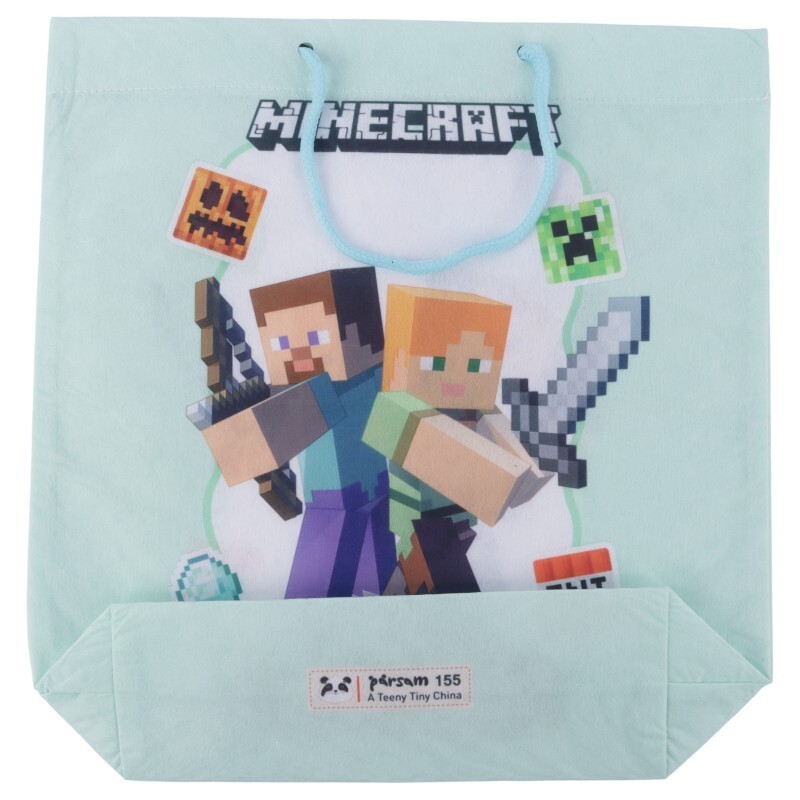 ساک دستی پارچه ای طرح ماینکرفت پارسام کد 155