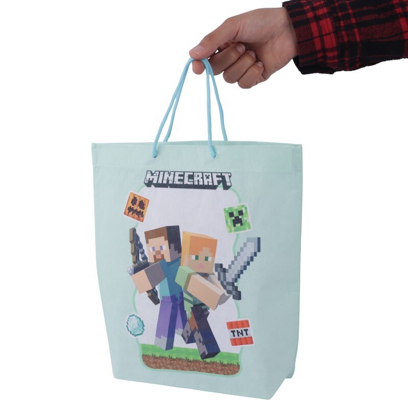 ساک دستی پارچه ای طرح ماینکرفت پارسام کد 155
