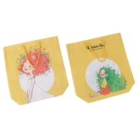 ساک دستی پارچه ای طرح دختر مو فرفری پارسام کد 157