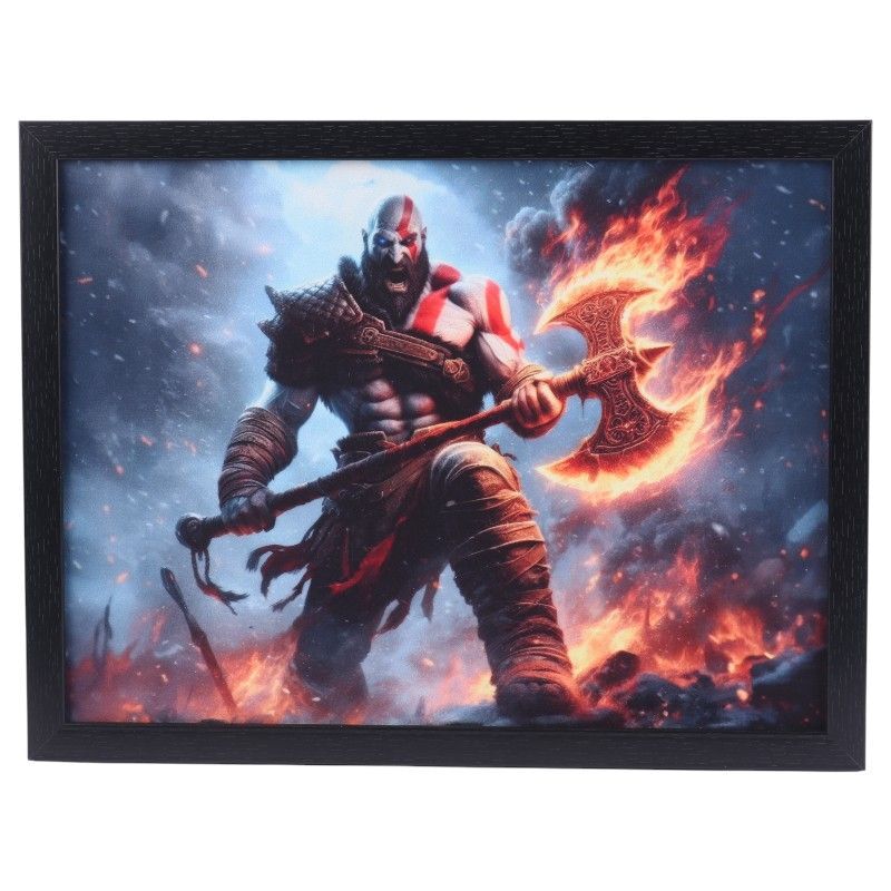 تابلو شاسی طرح God of War سایز 30*40 سانتی متر کد 3