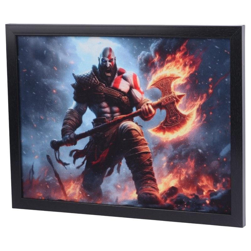 تابلو شاسی طرح God of War سایز 30*40 سانتی متر کد 3