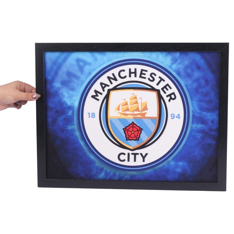 تابلو شاسی طرح Manchester City سایز 30*40 سانتی متر