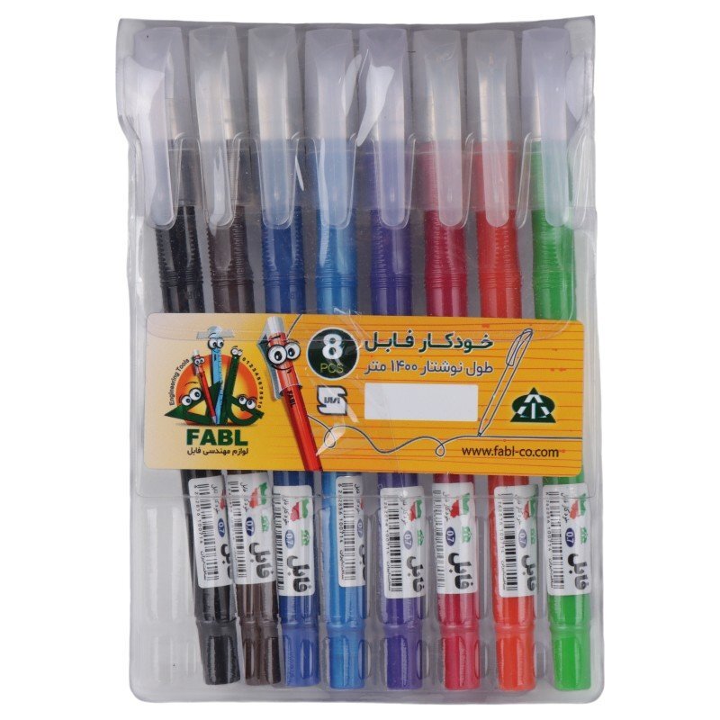 خودکار فابل 0.7 میلی متر بسته 8 عددی
