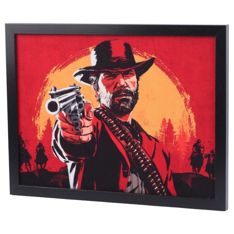 تابلو شاسی طرح Red Dead Redemption 2 سایز 30*40 سانتی متر کد 2