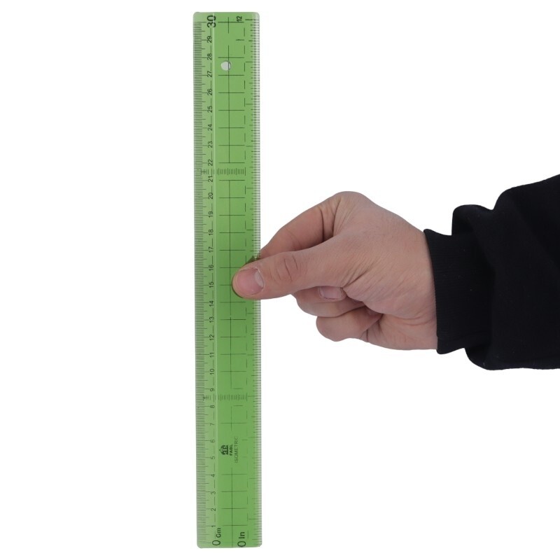 خط کش پلاستیکی فابل FABL 30cm کد 1