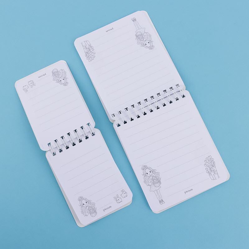 ست 4 عددی دفتر و دفترچه سیمی 46 برگ طرح لیلی پارسام