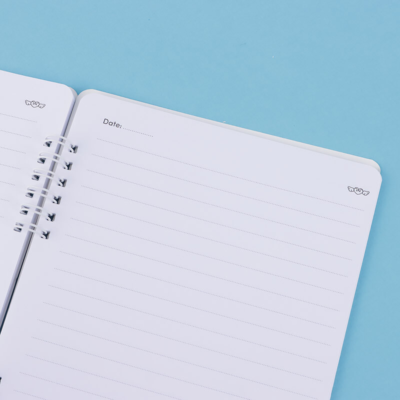 ست 4 عددی دفتر و دفترچه سیمی 46 برگ طرح لیلی پارسام