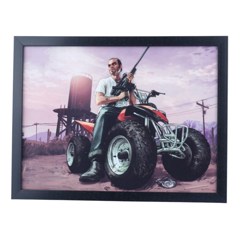 تابلو شاسی طرح GTA V سایز 30*40 سانتی متر کد 1