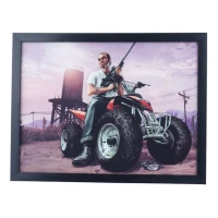 تابلو شاسی طرح GTA V سایز 30*40 سانتی متر کد 1