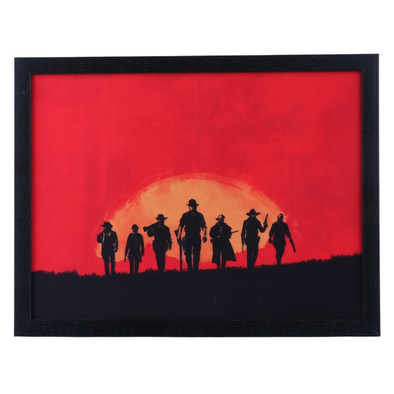 تابلو شاسی طرح Red Dead Redemption سایز 30*40 سانتی متر کد 4
