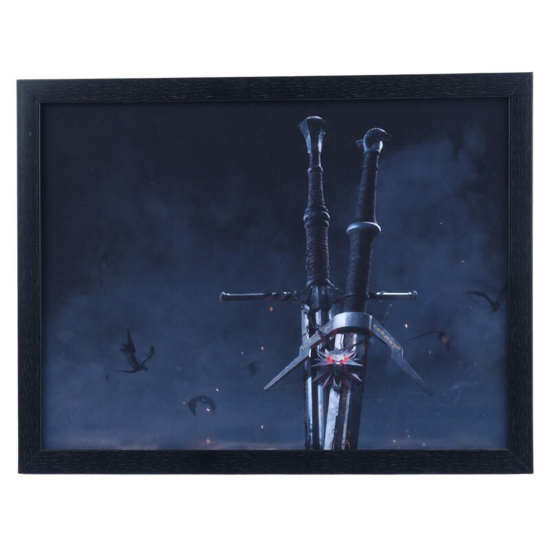 تابلو شاسی طرح Witcher سایز 30*40 سانتی متر