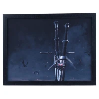 تابلو شاسی طرح Witcher سایز 30*40 سانتی متر