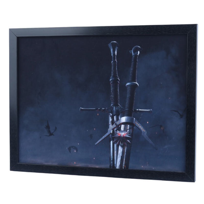 تابلو شاسی طرح Witcher سایز 30*40 سانتی متر