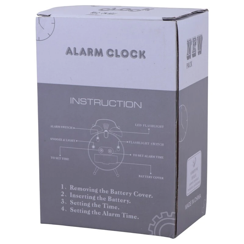 ساعت رومیزی زنگ دار طرح فانتزی کد B2-94