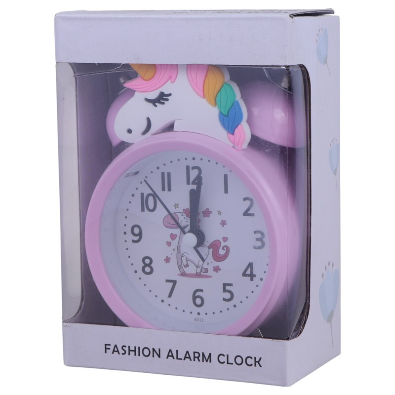 ساعت رومیزی زنگ دار طرح اسب تک شاخ کد B2-103