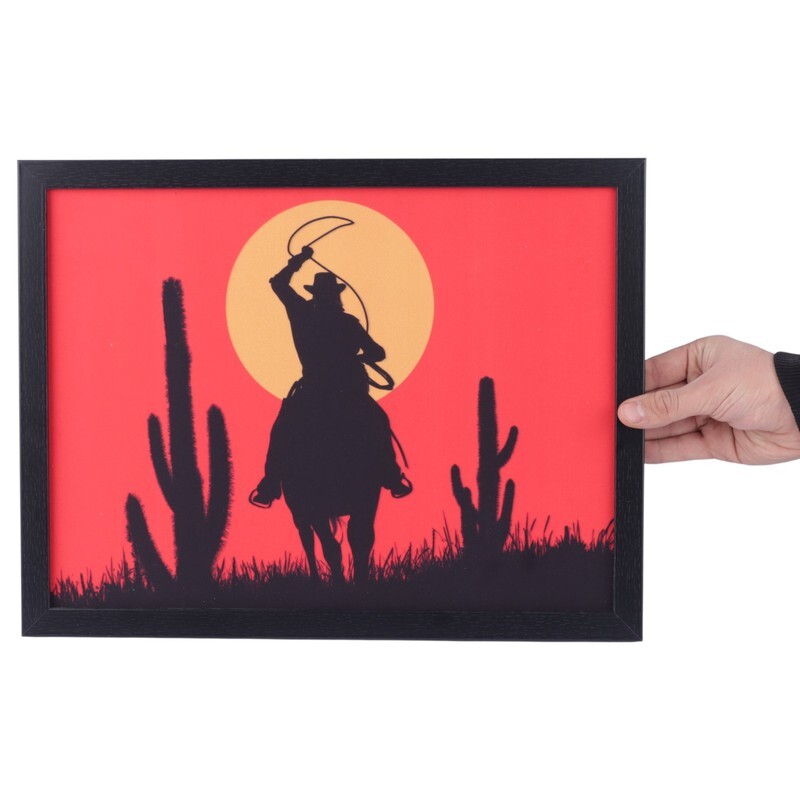 تابلو شاسی طرح 2 Red Dead Redemption سایز 30*40 سانتی متر