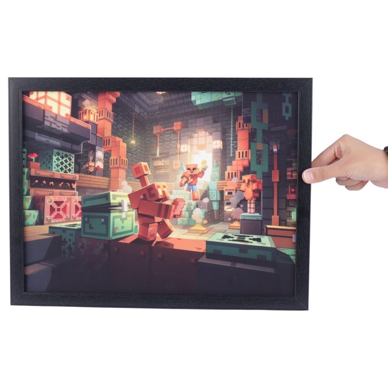 تابلو شاسی طرح Minecraft سایز 30*40 سانتی متر