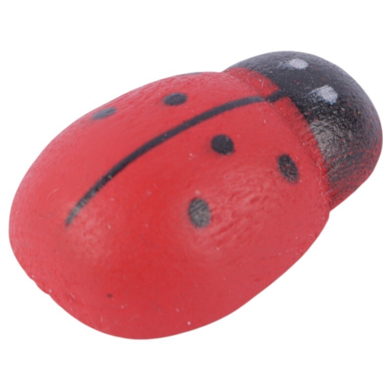 استیکر چوبی برجسته فانتزی پارسام طرح کفشدوزک بسته 50 عددی