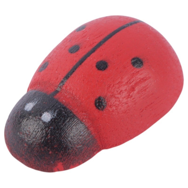 استیکر چوبی برجسته فانتزی پارسام طرح کفشدوزک بسته 50 عددی