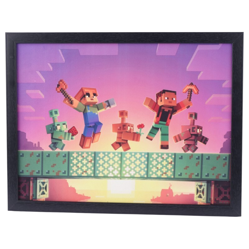تابلو شاسی طرح Minecraft سایز 30*40 سانتی متر کد 1