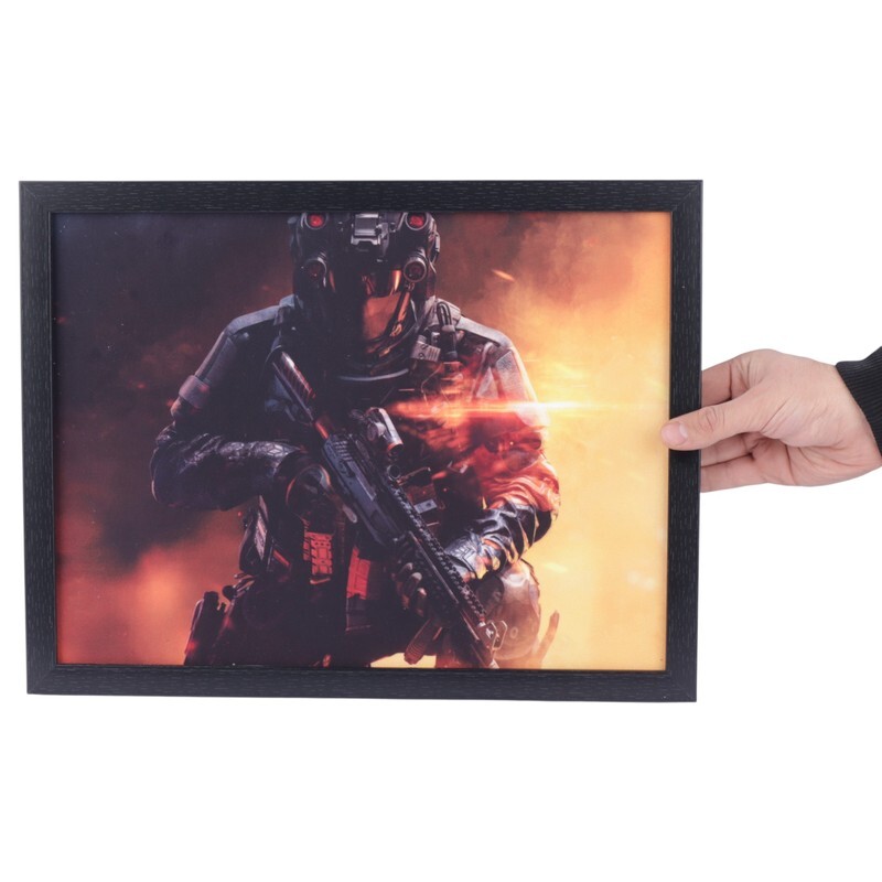 تابلو شاسی طرح Battlefield سایز 30*40 سانتی متر