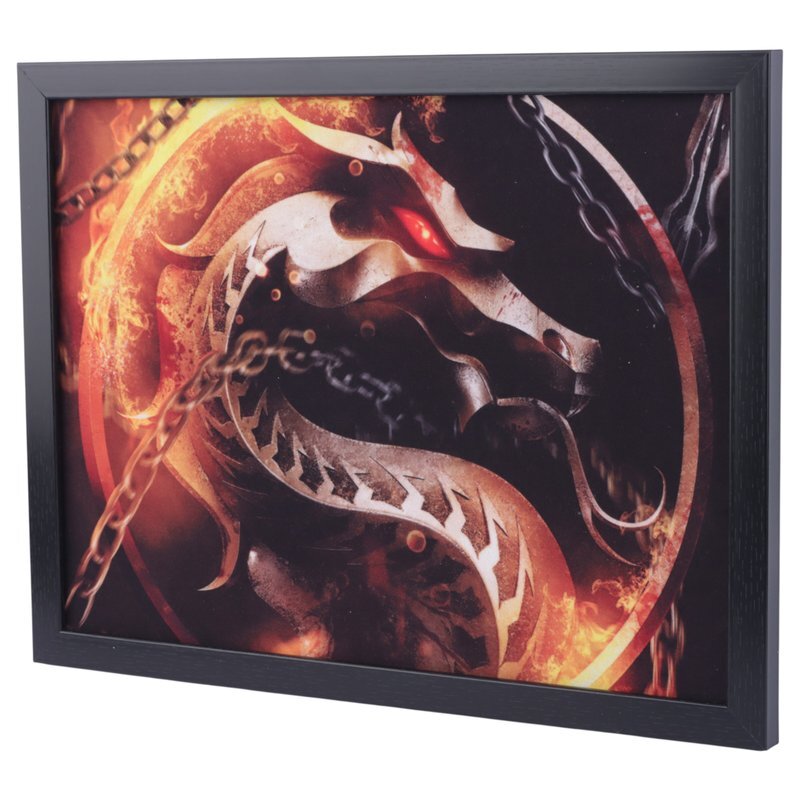 تابلو شاسی طرح Mortal Kombat سایز 30*40 سانتی متر کد 3