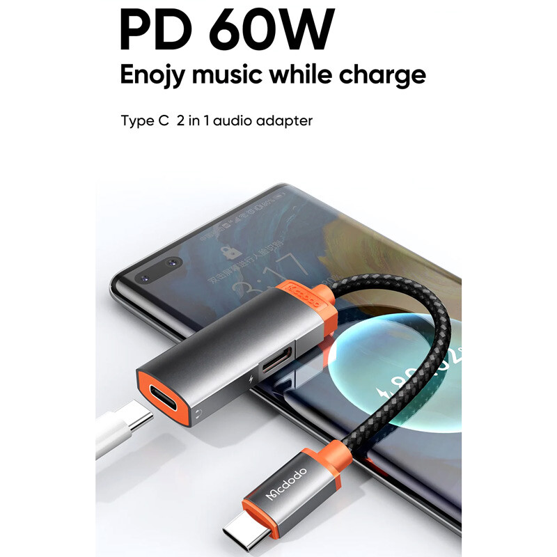 تبدیل Mcdodo CA-0520 Type-C To Dual Type-C