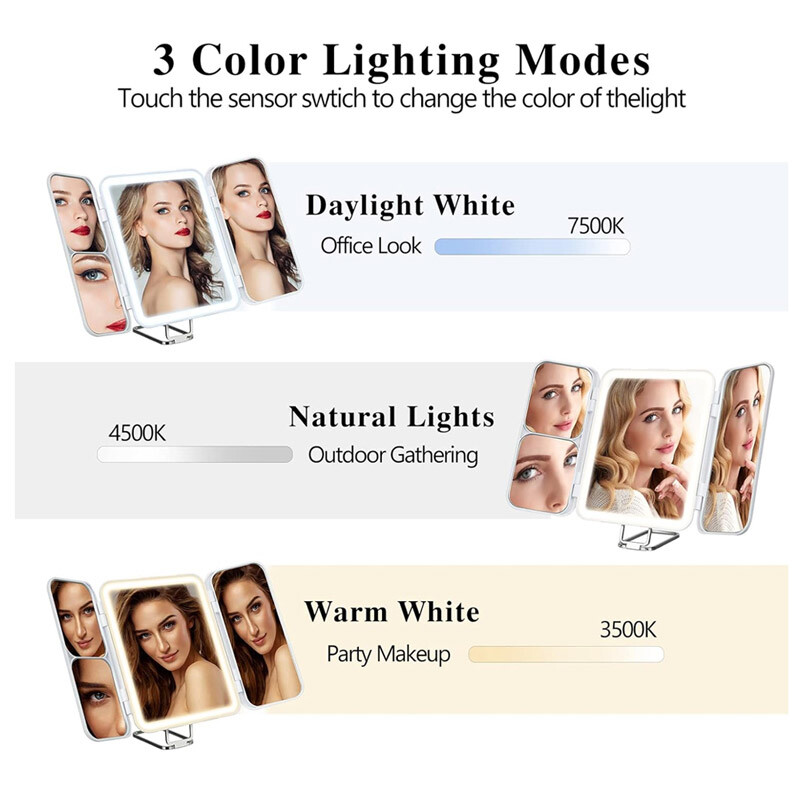 رینگ لایت آرایشی و آینه Hyundai FC-051