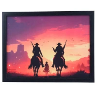 تابلو شاسی طرح Red Dead Redemption 2 سایز 30*40 سانتی متر کد 1