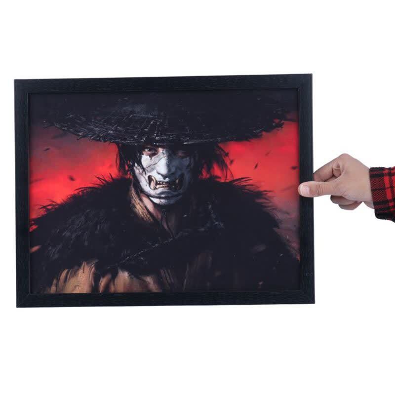 تابلو شاسی طرح Ghost of Yotei سایز 30*40 سانتی متر