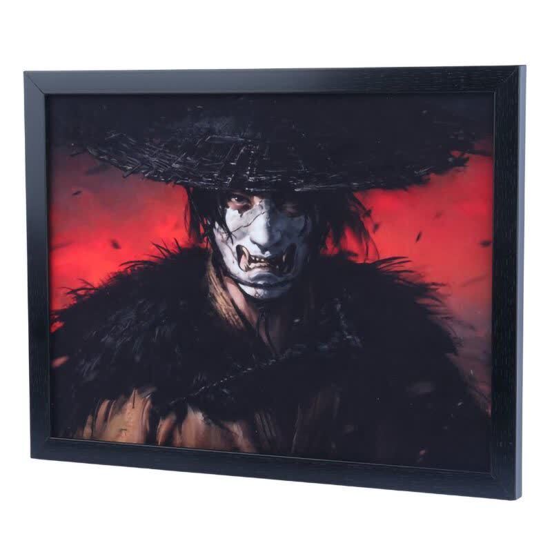 تابلو شاسی طرح Ghost of Yotei سایز 30*40 سانتی متر