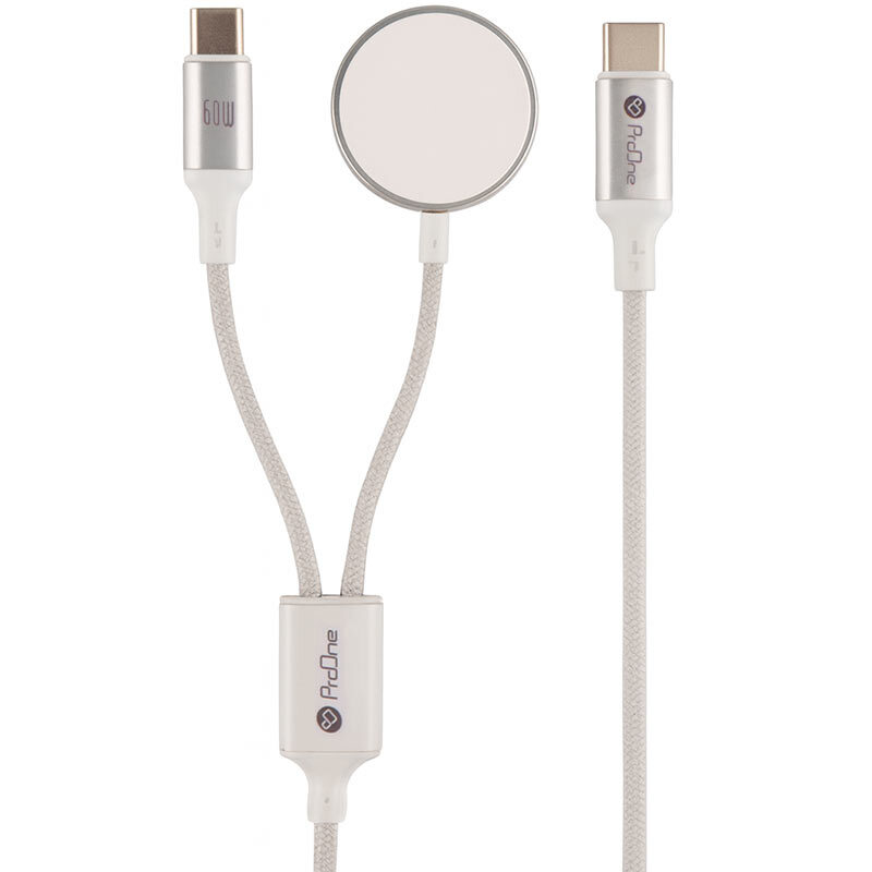 کابل دو سر تایپ سی و مغناطیسی شارژ ProOne PWL830 1.2m