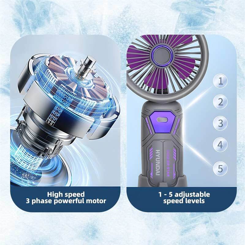 پنکه رومیزی شارژی هیوندای PF-006