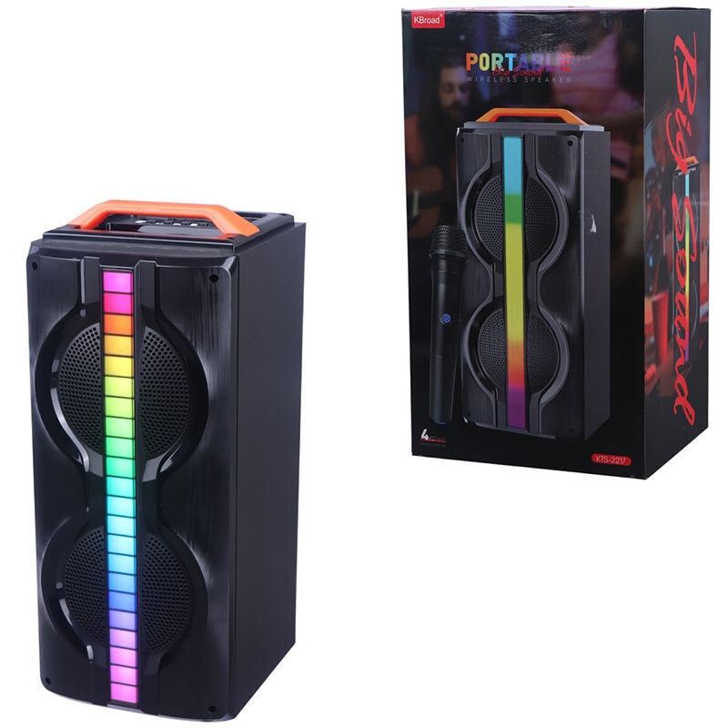 اسپیکر بلوتوثی کی برود KTS-2217 + میکروفون