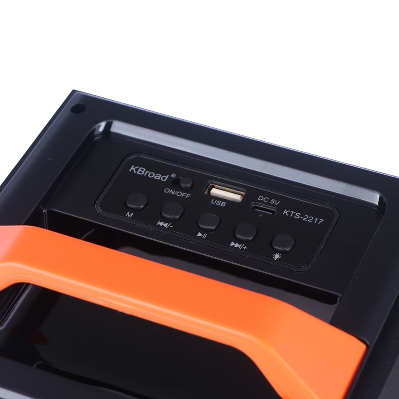 اسپیکر بلوتوثی کی برود KTS-2217 + میکروفون