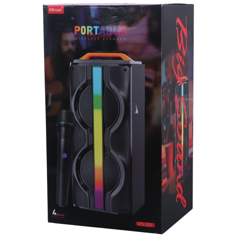 اسپیکر بلوتوثی کی برود KTS-2217 + میکروفون