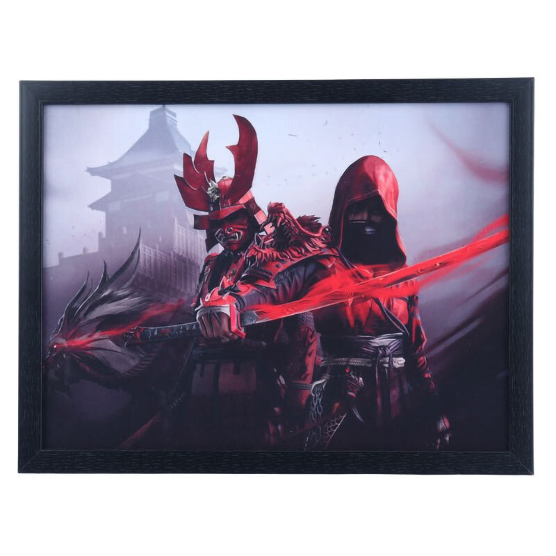 تابلو شاسی طرح Assassins Creed Shadows سایز 30*40 سانتی متر